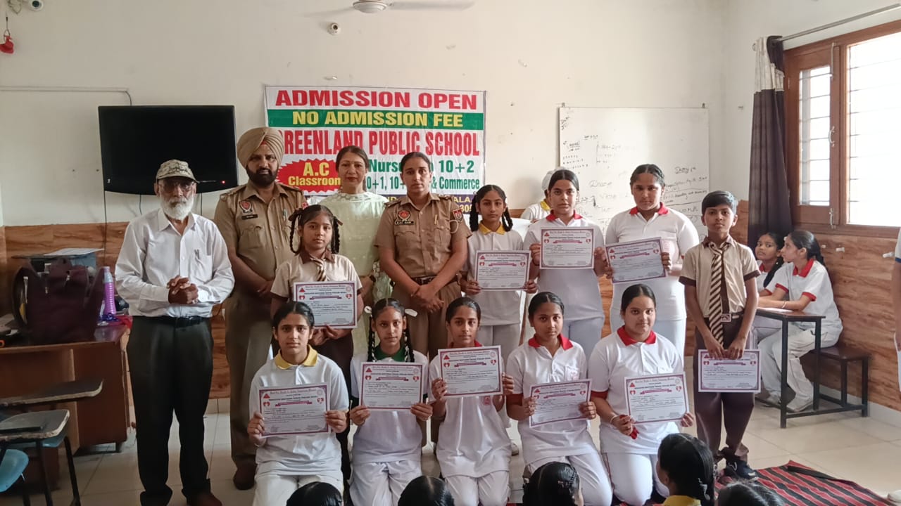 Traffic, first aid, fire safety training necessary for safe future- Sub Inspector Ajit Kaur.